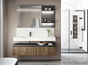 ELITE 07 - Suspended bathroom cabinet with drawers _ Gruppo Geromin