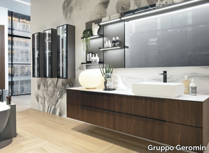 ELITE 11 - Wall-mounted vanity unit with drawers _ Gruppo Geromin