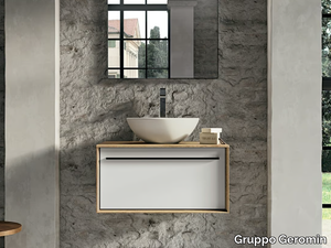 SUITE 05 - Wall-mounted wooden vanity unit _ Gruppo Geromin