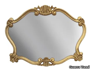 MOTECARLO - Framed wall-mounted solid wood mirror _ Guerra Vanni