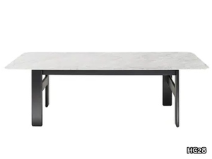 FUGUE - Rectangular marble dining table _ HC28