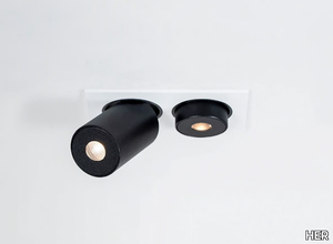 DOT POINT - Recessed LED metal spotlight for false ceiling _ HER