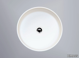 CB330C - Countertop round HIMACS washbasin _ HIMACS