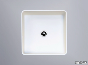 CB330S - Countertop square HIMACS washbasin _ HIMACS