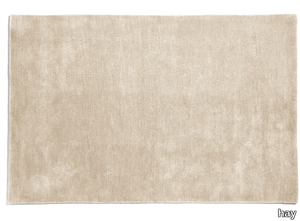 RAW RUG NO 2 - Solid-color rectangular wool rug _ Hay