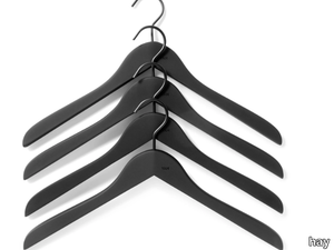 SOFT COAT HANGER - Wooden clothes hanger _ Hay