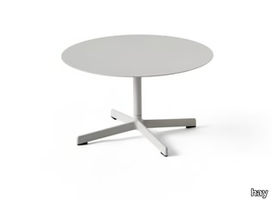 NEU - Round powder coated steel garden side table _ Hay