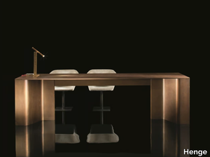 TIME - Rectangular brass table _ Henge