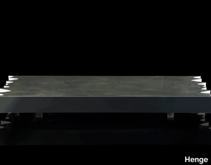 BE MINE XL - Low silver coffee table _ Henge