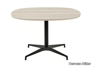 CIVIC - Oval table with 4-star base _ Herman Miller