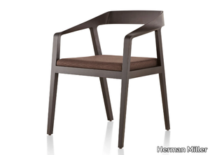 FULL TWIST - Solid wood chair with armrests _ Herman Miller