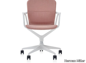 KEYN - Swivel office chair with castors with 5-Spoke base _ Herman Miller