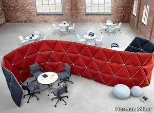 KIVO - Sound absorbing modular office screen _ Herman Miller