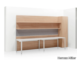 LAYOUT WORKWALL - Wooden office storage unit _ Herman Miller