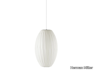 NELSON CIGAR CRISSCROSS BUBBLE - Polymer pendant lamp _ Herman Miller