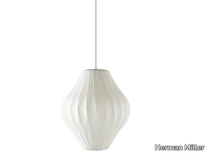 NELSON PEAR CRISSCROSS BUBBLE - Polymer pendant lamp _ Herman Miller