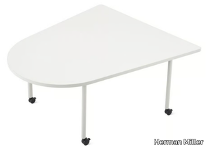 OE1 - Meeting table with electrical outlets with castors _ Herman Miller