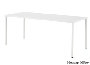 OE1 - Rectangular laminate writing desk _ Herman Miller