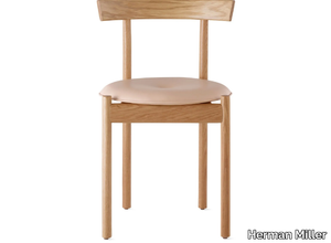 COMMA - Solid wood chair with integrated cushion _ Herman Miller