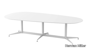 CIVIC - Oval meeting table with cable management _ Herman Miller