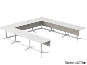 CIVIC - Modular meeting table with cable management _ Herman Miller