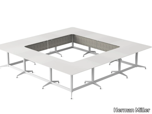 CIVIC - Modular square meeting table _ Herman Miller