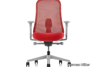 LINO - Ergonomic swivel office chair with armrests _ Herman Miller