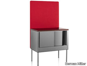 PUBLIC OFFICE LANDSCAPE - Office storage unit with sliding doors _ Herman Miller