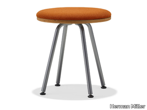 SWOOP - Upholstered fabric stool _ Herman Miller