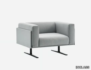 MARCUS - Fabric armchair with armrests _ INCLASS