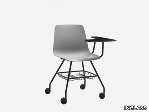 VARYA - Polypropylene training chair with castors _ INCLASS