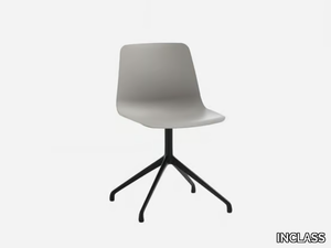 VARYA - Swivel trestle-based polypropylene office chair _ INCLASS