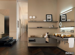 QAMAR - Composizione 2 - Sectional vanity unit _ INDA®