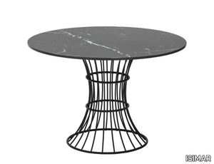 BOLONIA - Galvanized steel high side table _ ISIMAR