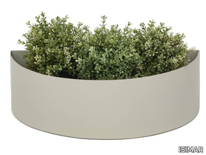 PARADISO - Low galvanized steel planter _ ISIMAR