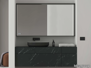 DOGMA 02 - Wall-mounted vanity unit with drawers _ Ideagroup