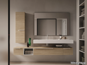 MY TIME 08 - Wall-mounted vanity unit with drawers _ Ideagroup