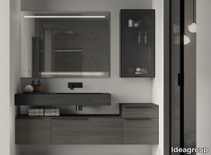 MY TIME 15 - Single wall-mounted vanity unit with drawers _ Ideagroup