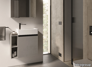 MY TIME 24 - Wall-mounted vanity unit with drawers _ Ideagroup