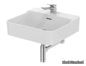 CONCA - T3690 - Wall-mounted rectangular ceramic washbasin _ Ideal Standard