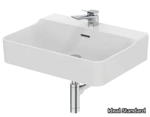 CONCA - T3691 - Rectangular wall-mounted ceramic washbasin _ Ideal Standard