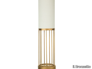 CAGE 03 - LED brass table lamp _ Il Bronzetto