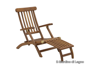 JUNIOR - Recliner teak deck chair _ Il Giardino di Legno