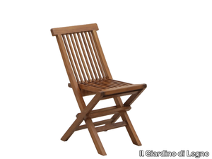 JUNIOR - Folding teak garden chair _ Il Giardino di Legno