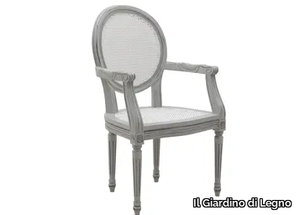 MOZAIC - Solid wood chair with armrests _ Il Giardino di Legno