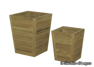 OZONE - Wooden planter _ Il Giardino di Legno