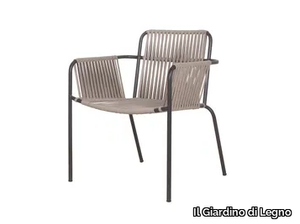 REMIX - Garden stackable rope easy chair _ Il Giardino di Legno