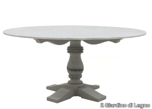 MOZAIC - Round marble dining table _ Il Giardino di Legno