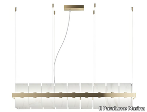 2291RETT - LED Carrara marble pendant lamp _ Il Paralume Marina