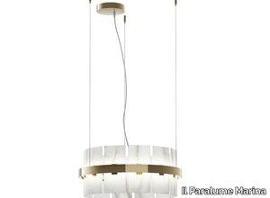 2292 - LED Carrara marble pendant lamp _ Il Paralume Marina